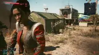 Романтическая сцена в CyberPunk 2077 c Панам
