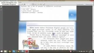 Верещагина 3 класс Стр 95-96 Текст Christmas