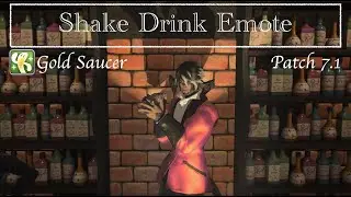 Final Fantasy XIV - Shake Drink Emote