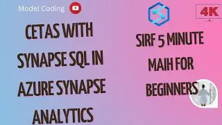 CETAS with Synapse SQL in Azure Synapse Analytics | create table as select| Azure Synapse #14