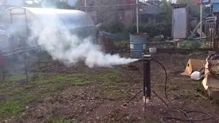 Тестирование нового дымогенератора