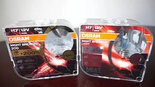 OSRAM NIGHT BREAKER +200% vs OSRAM Night Breaker LASER NEXT GEN