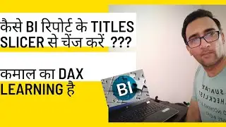 Create automated Dashboard Titles - How to link them with SLICERS DATES