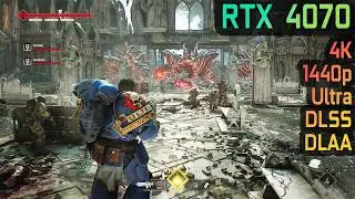 Warhammer 40,000 Space Marine 2 RTX 4070 + Ryzen 7 5700X3D | Ultra 1440p, 4K