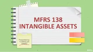 MFRS 138 INTANGIBLE ASSETS (1)| SCOPE, DEFINITION, EXAMPLES AND RECOGNITION CRITERIA