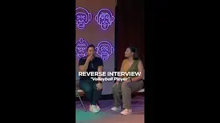 SPIT engages in an improvised interview— in reverse! | Reverse Interview | Volleyball Player