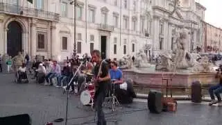 Пинк Флойд. Кирпич в Стене. Рим. Pink Floyd  Another Brick In The Wall Rome Piazza Navona