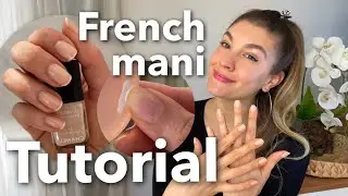 Cómo hacer French Manicure en casa? Tutorial fácil para principiantes!