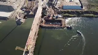Строительство трассы М-12 [4 этап] мост через Оку - -09.10.2021- -