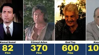 Yeşilçam Actors Who Appeared in the Most Films