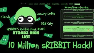 xToadz sRIBBIT Hack from 1.3 MILLION to 11.5 MILLION Overnight!!