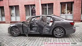 DFD1022 4.3 Look Development – 3D-Tracking with After Effects and Blender – Audi A6 by Nick Mez