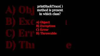 Java Interview Questions - 24 | rajonlinetrainings #fullstackjava
