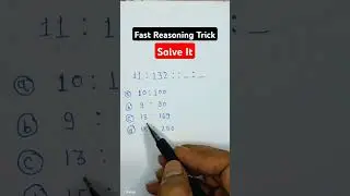 Fast Reasoning Trick #shorts #viral