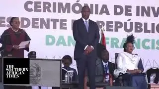 Mozambique's new president sworn in despite opposition boycott