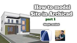 Site model Archicad tutorial