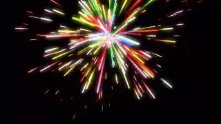 Fireworks made in after effect