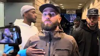 Caleb Plant WALKS OUT IMMEDIATELY AFTER  David Benavidez BRUTAL KNOCKOUT of Demetrius Andrade