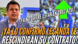 ¡YA LO CONFIRMÓ LECANDA LE RESCINDIRÁN SU CONTRATO EN CRUZ AZUL!