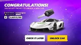 [Free Key to Unlock] 1* Koenigsegg Jesko - Asphalt Legends Unite