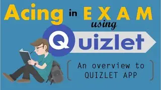 How to ace an exam using QUIZLET? [an overview on Quizlet app]