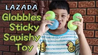 Playing With The Globbles Sticky Ball from Lazada
