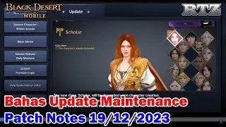 PATCH NOTES 19 DESEMBER 2023 - Black Desert Mobile Indonesia