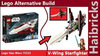 Lego Star Wars Obi Wan Starfighter (75333) - V-Wing Short Vid Review | Lego Alternate Build