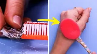 How To Make MAKEUP BRUSHES At Home 
