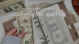 YouTube Paycheck Cash Stuffing | $519