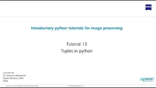 Tutorial 13 - What are Tuples in Python?