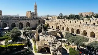 Tower of David Jerusalem Walkthrough - Israel (4K) 🇮🇱 מגדל דוד