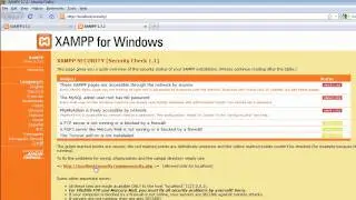 XAMPP | Install a Local PHP / MySQL Testing Server on a Windows Computer with XAMPP