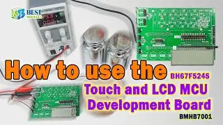 How to use the BH67F5245 Kitchen Scale MCU Development Board BMHB7001 #TouchMCUDevelopmentBoard