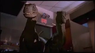 Jurassic Park - Escapando de los velociraptores en la cocina