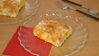 Saftiger Kokos-Mandarinenkuchen vom Blech