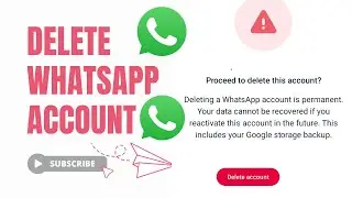 In 2024's Ultimate Guide How to Permanently Delete WhatsApp Account on Android. #whatsapp
