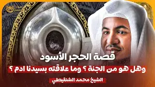 الشيخ محمد الشنقيطي 🎙️ قصة الحجر الاسود ✨ وهل هو من الجنة وما علاقته بسيدنا ادم ✨