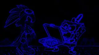 Sonic Jet the Hawk trying to get pizza from SpongeBob But it's Vocoded to Gangsta's Paradise