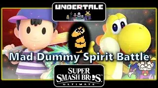 SSBU Mad Dummy Spirit Battle | Ness Vs Yoshi | Undertale Series