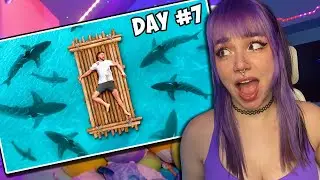 Taylien Reacts To MrBeast 7 Days Stranded At Sea