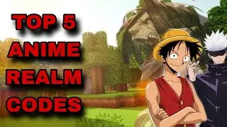 *NEW* TOP 5 ANIME REALM CODES FOR MINECRAFT BEDROCK EDITION!