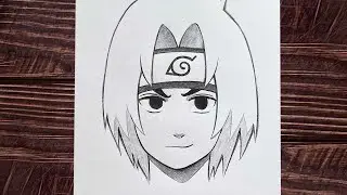 How to draw Sasuka | Easy anime sketch | Easy to draw for beginners