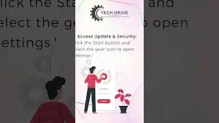 How to update your windows - Techdrive Support #shorts #windows #technology