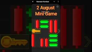 🔥2 August Mini Game🔥|Hamster kombat mini game kaise khele | puzzle solve get key