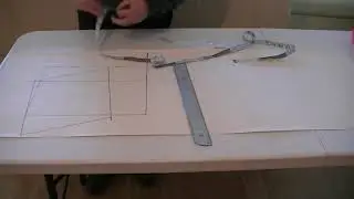 Patrón base parte trasera pantalón