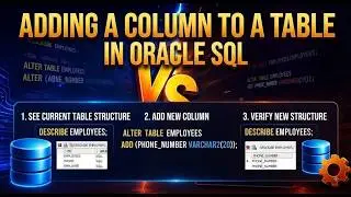 Adding a column to a table in Oracle SQL