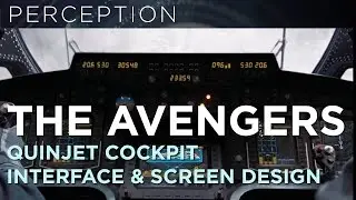 The Avengers Quinjet Cockpit-Interface and Screen Design Visualization