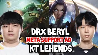 How to play Twitch support ? DRX Beryl Twitch vs KT Lehends Caitlyn support 07.02.2023