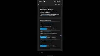Managing Quarantined items on your phone in Office 365